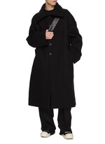 ジャケット・アウター Rick Owens 17AW Melton Stand Collar Coat RICK OWENS(リックオウエンス) メルトンスタンドカラーコート