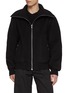 Main View - Click To Enlarge - RICK OWENS  - Blixa Dracucollar Wool Jacket