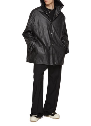 Figure View - Click To Enlarge - RICK OWENS  - Geth Tailored Melton Wool Pants
