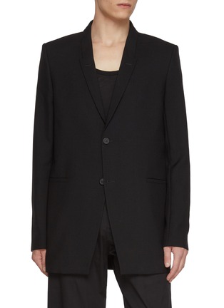 Main View - Click To Enlarge - RICK OWENS  - Concordian Wool Blazer