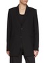 Main View - Click To Enlarge - RICK OWENS  - Concordian Wool Blazer