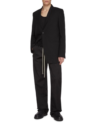 Figure View - Click To Enlarge - RICK OWENS  - Concordian Wool Blazer