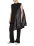 Detail View - Click To Enlarge - RICK OWENS  - Coated Mac Cropped Jacket