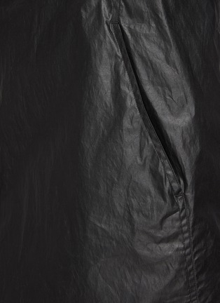  - RICK OWENS  - Coated Mac Cropped Jacket