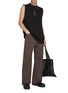 Figure View - Click To Enlarge - RICK OWENS  - Straight Leg Whipcord Cotton Jeans