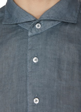  - EQUIL - Spread Collar Flax Linen Shirt