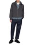 Figure View - Click To Enlarge - EQUIL - Spread Collar Flax Linen Shirt