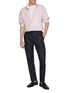 Figure View - Click To Enlarge - EQUIL - Spread Collar Flax Linen Shirt