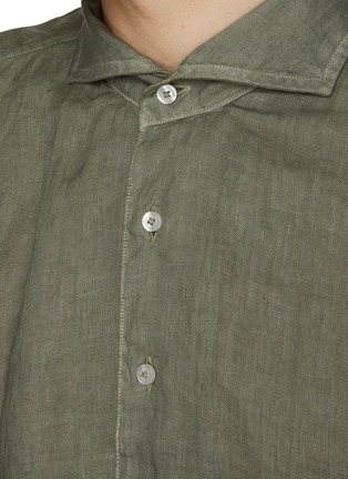  - EQUIL - Spread Collar Flax Linen Shirt