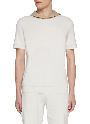 Main View - Click To Enlarge - EQUIL - Bi-colour Hoodie
