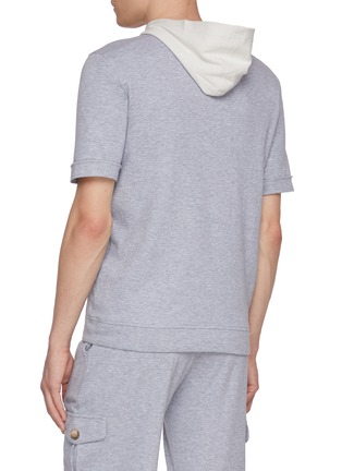 Back View - Click To Enlarge - EQUIL - Bi-colour Hoodie