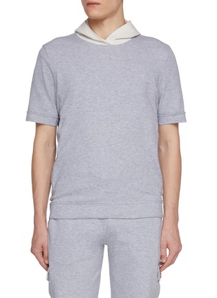 Main View - Click To Enlarge - EQUIL - Bi-colour Hoodie