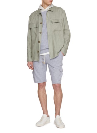 Figure View - Click To Enlarge - EQUIL - Bi-colour Hoodie