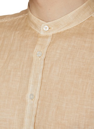  - EQUIL - Mandarin Collar Linen Shirt