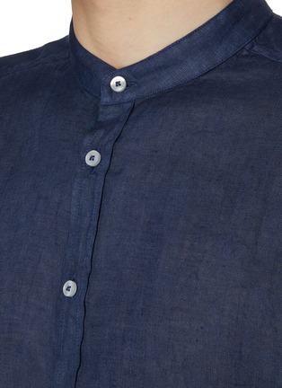  - EQUIL - Mandarin Collar Linen Shirt
