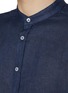  - EQUIL - Mandarin Collar Linen Shirt