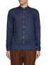 Main View - Click To Enlarge - EQUIL - Mandarin Collar Linen Shirt