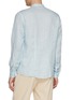 Back View - Click To Enlarge - EQUIL - Mandarin Collar Linen Shirt