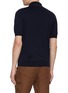 Back View - Click To Enlarge - EQUIL - Button Up Stripe Cotton Knit Shirt