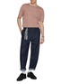 Figure View - Click To Enlarge - EQUIL - Crewneck Flax Linen Cotton T-shirt