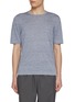 Main View - Click To Enlarge - EQUIL - Crewneck Flax Linen Cotton T-shirt