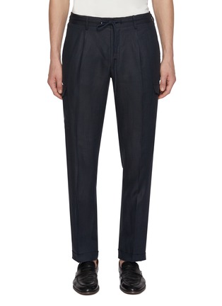 Main View - Click To Enlarge - EQUIL - Drawstring Flax Linen Pants