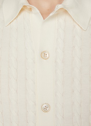 - EQUIL - Cotton Cable Knit Shirt