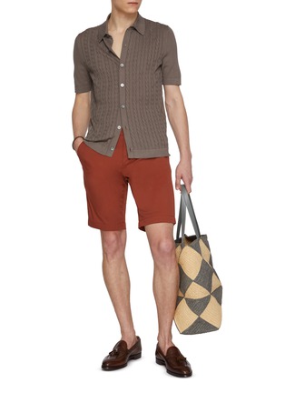Figure View - Click To Enlarge - EQUIL - Cotton Cable Knit Shirt