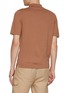 Back View - Click To Enlarge - EQUIL - Half Zip Cotton Polo Shirt