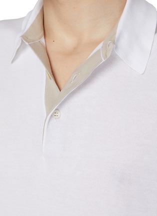  - EQUIL - Contrast Placket Cotton Polo Shirt