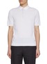 Main View - Click To Enlarge - EQUIL - Contrast Placket Cotton Polo Shirt