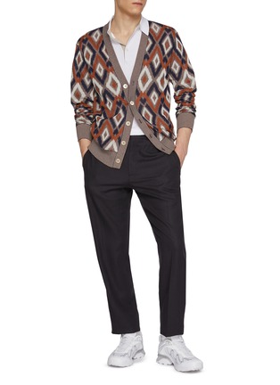 Figure View - Click To Enlarge - EQUIL - Contrast Placket Cotton Polo Shirt