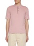 Main View - Click To Enlarge - EQUIL - Contrast Placket Cotton Polo Shirt