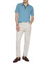 Figure View - Click To Enlarge - EQUIL - Contrast Placket Cotton Polo Shirt