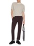 Figure View - Click To Enlarge - EQUIL - Contrast Crewneck Cotton Knit T-shirt