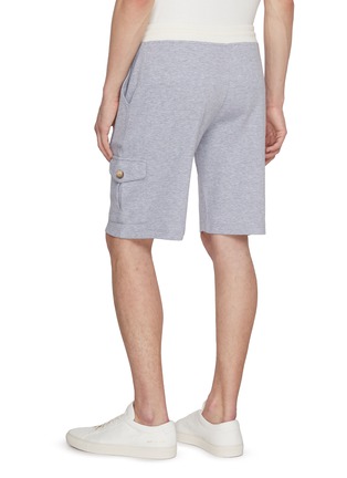 Back View - Click To Enlarge - EQUIL - Drawstring Elasticated Waist Bermuda Shorts