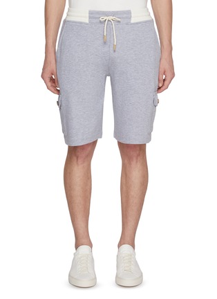 Main View - Click To Enlarge - EQUIL - Drawstring Elasticated Waist Bermuda Shorts
