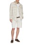 Figure View - Click To Enlarge - EQUIL - Drawstring Elasticated Waist Bermuda Shorts