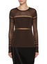 Main View - Click To Enlarge - HELMUT LANG - Space Sheer Top