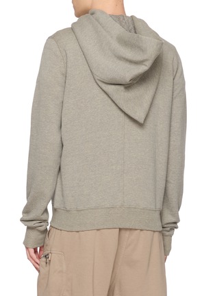 Back View - Click To Enlarge - RICK OWENS DRKSHDW - Mountain Zip Up Hoodie