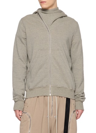 Main View - Click To Enlarge - RICK OWENS DRKSHDW - Mountain Zip Up Hoodie