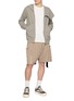 Figure View - Click To Enlarge - RICK OWENS DRKSHDW - Mountain Zip Up Hoodie