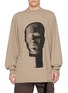 RICK OWENS DRKSHDW Head Print Cotton T-shirt