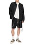 Figure View - Click To Enlarge - RICK OWENS DRKSHDW - Concealed Zip Front Jacket