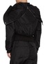 Back View - Click To Enlarge - RICK OWENS DRKSHDW - Alice Cropped Nylon Canvas Parka Jacket