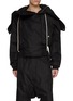 Main View - Click To Enlarge - RICK OWENS DRKSHDW - Alice Cropped Nylon Canvas Parka Jacket