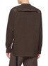 Back View - Click To Enlarge - RICK OWENS DRKSHDW - Larry Jumbo V-Neck Cotton Shirt