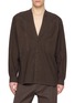 RICK OWENS DRKSHDW Larry Jumbo V-Neck Cotton Shirt