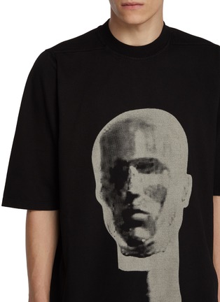  - RICK OWENS DRKSHDW - Head Print Cotton T-Shirt