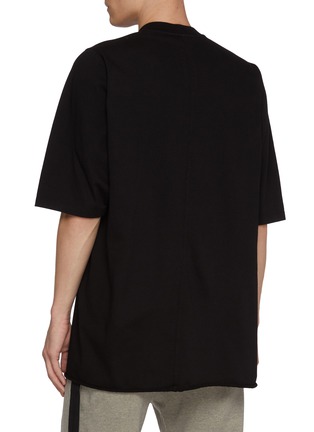 Back View - Click To Enlarge - RICK OWENS DRKSHDW - Head Print Cotton T-Shirt